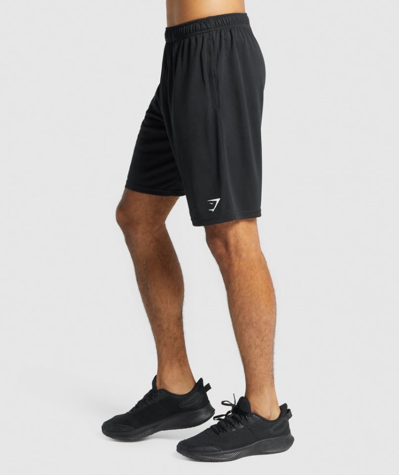 Men's Gymshark Arrival Knitted Shorts Black | NZ 1CZKJI